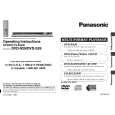 PANASONIC DVDS29 Owner's Manual