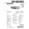 SONY DVPNS9100ES Service Manual