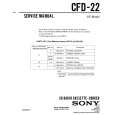 SONY CFD-22 Service Manual