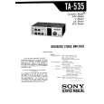SONY TA-535 Service Manual