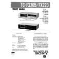 SONY TCFX205 Service Manual