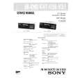 SONY XR4140 Service Manual
