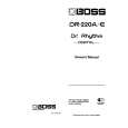 BOSS DR-220E Owner's Manual