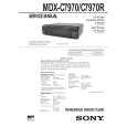 SONY MDXC7970 Service Manual