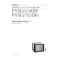 SONY PVM-2130QM Owner's Manual