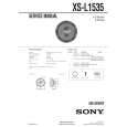 SONY XS-L1535 Owner's Manual