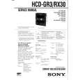 SONY MHCRX30 Service Manual