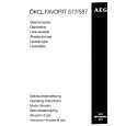 AEG FAV587W Owner's Manual