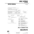 SONY MHCVX90AV Service Manual