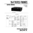 SONY TAF808ES Service Manual