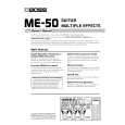 BOSS ME-50 Owner's Manual