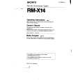 SONY RMX14 Owner's Manual