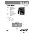 SONY SSE410 Service Manual