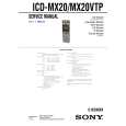SONY ICDMX20 Service Manual