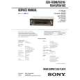 SONY CDXR30M Service Manual