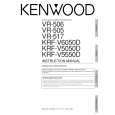 KENWOOD VR505 Owner's Manual