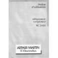 ARTHUR MARTIN ELECTROLUX RC2450W Owner's Manual