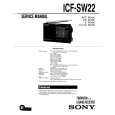 SONY ICFSW22 Service Manual