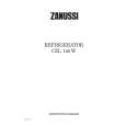 ZANUSSI CZL145W Owner's Manual