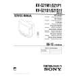 SONY KVG21S11 Service Manual