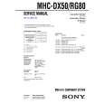 SONY MHCRG80 Service Manual