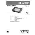 SONY HBA5000P Service Manual
