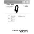 SONY SRFR6 Service Manual
