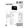 SONY ICFSW77 Service Manual