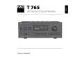 NAD T765 Owner's Manual