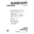 SONY XRU441FP Service Manual