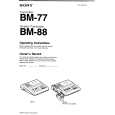 SONY BM-88 Owner's Manual