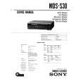 SONY MDSS30 Service Manual