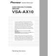 PIONEER VSA-AX10 Owner's Manual