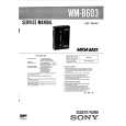 SONY WMB603 Service Manual