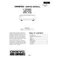 ONKYO M-282 Service Manual