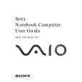 SONY PCG-735 VAIO Owner's Manual