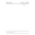 BOSCH WTA2980 Service Manual
