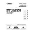 PIONEER RM-V4000VE Owner's Manual