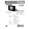 SONY KVC25TE Service Manual