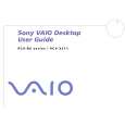 SONY PCV-RS116 VAIO Owner's Manual