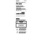 SONY FD-525 Owner's Manual