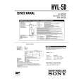 SONY HVL5D Service Manual