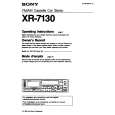 SONY XR-7130 Owner's Manual