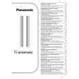 PANASONIC TYSP65PV600 Owner's Manual