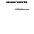 MARANTZ SR5000 Owner's Manual