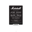 MARSHALL JCM2000 Owner's Manual