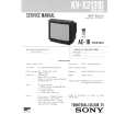 SONY KVX2131D Service Manual