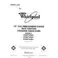 WHIRLPOOL SF3007SRW2 Parts Catalog