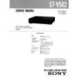 SONY STV502 Service Manual