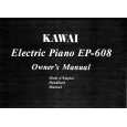 KAWAI EP608 Owner's Manual